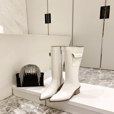 Botas Vaqueras Mujer con Cierre Lateral en Cuero Genuino - Image 7