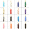 Dorado Copper Wire And Chain Flower Verde Stone