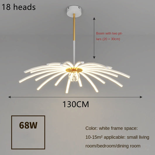 Lámpara de Araña LED para Comedor y Dormitorio - Image 12