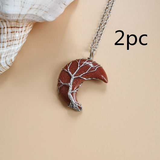 Collar Árbol de la Vida en Amatista Natural Hecho a Mano - Colgante de Fortuna - Image 18