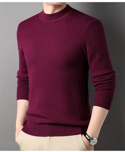 Suéter Cuello Medio Hombre - Diseño Minimalista y Versátil - Image 20