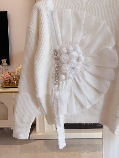 Suéter Grueso con Volantes para Mujer - Diseño Elegante - Image 6