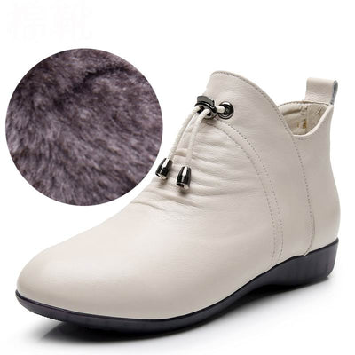 Botas Altas de Cuero para Mujer con Suela Blanda - Image 13
