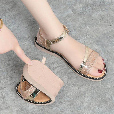 Sandalias Planas Antideslizantes con Suela Suave - Cómodas y Versátiles - Image 22