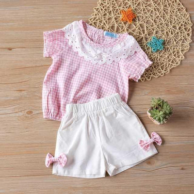 Conjunto Infantil de Verano con Blusa de Moño y Shorts - Image 35