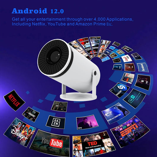 Proyector Portátil 4K Mini con Bluetooth para Cine en Casa - Image 7