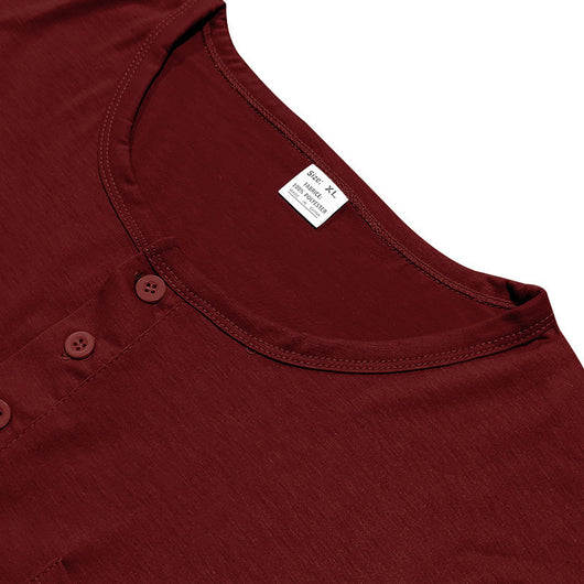 Camiseta Henley de Manga Larga para Hombre - Primavera y Otoño - Image 16
