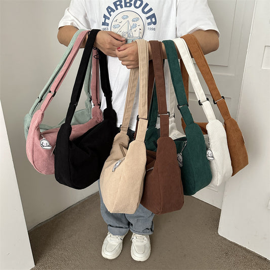 Bolso de Hombro Acolchado Tipo Dumpling para Mujer