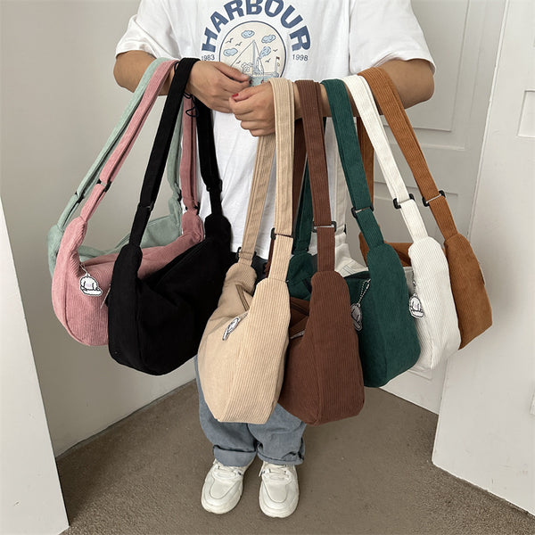 Bolso de Hombro Acolchado Tipo Dumpling para Mujer