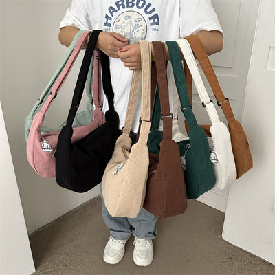 Bolso de Hombro Acolchado Tipo Dumpling para Mujer