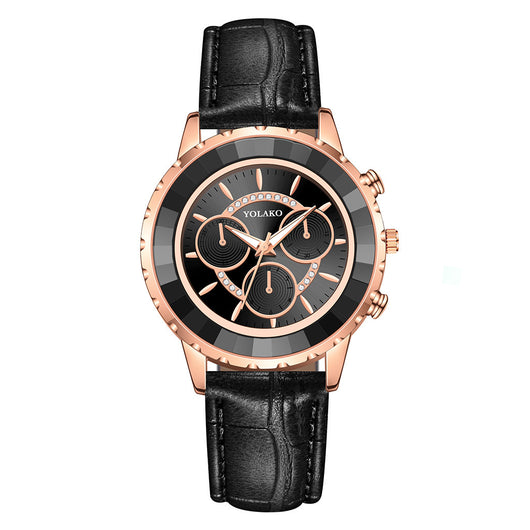 Reloj de Cuarzo Unisex con Diseño de Tres Ojos - Versátil y Moderno - Image 9