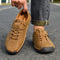 Botas Cortas para Hombre Talla Grande con Costura a Mano