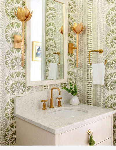 Lámpara de Pared Floral Montaje Suave para Escaleras Modernas - Image 15