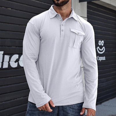 Camisa Clásica de Manga Larga Estilo Europeo para Hombre - Image 6