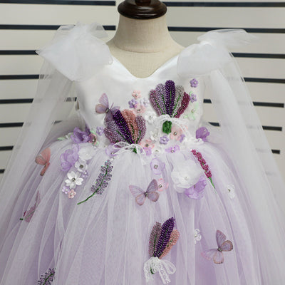 Vestido de Princesa Infantil con Lazo Decorativo - Image 9
