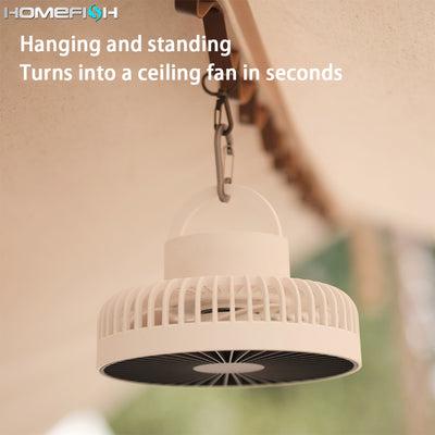 Ventilador Portátil de Camping con Trípode - Colgable para Tienda de Campaña - Image 4