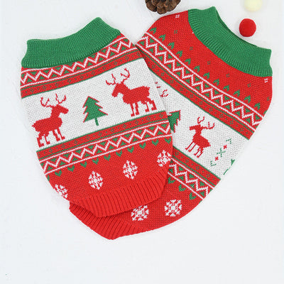 Suéter Navideño Cálido para Mascotas - Diseño Festivo Reno y Animales - Image 14