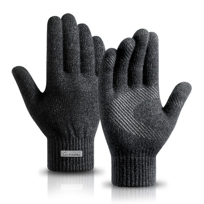 Guantes de Lana Tejida Forrados en Forro Polar Ártico - Image 2