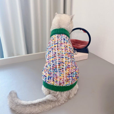 Cardigan Bloques de Color para Perros - Image 13
