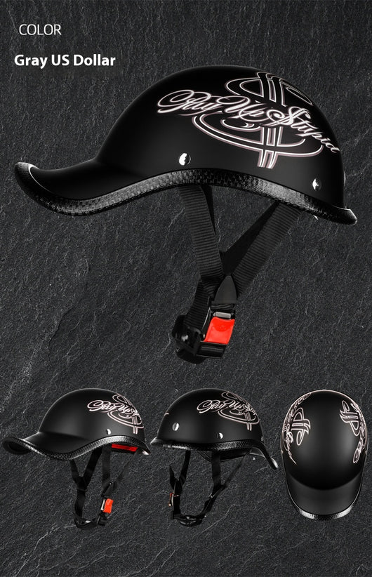 Casco Retro Eléctrico con Batería para Motocicleta - Protección de Seguridad Media - Image 24