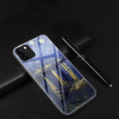 Funda de Celular con Diseño de Pintura al Óleo en Vidrio - Image 6