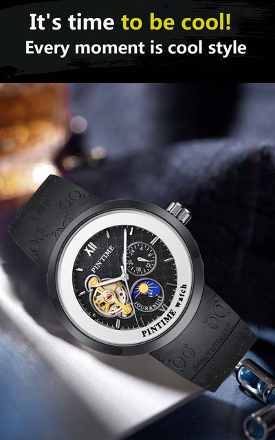 Reloj Automático Mecánico de Tres Contadores - Image 11