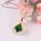 Fashion New Christmas Series Luminous Necklace Plateado C