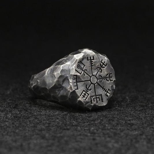 Anillo Brújula Vintage Grabado - Image 2