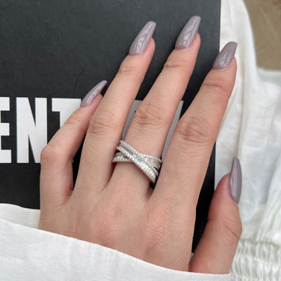 Anillo de Plata Esterlina 925 con Circón para Mujer