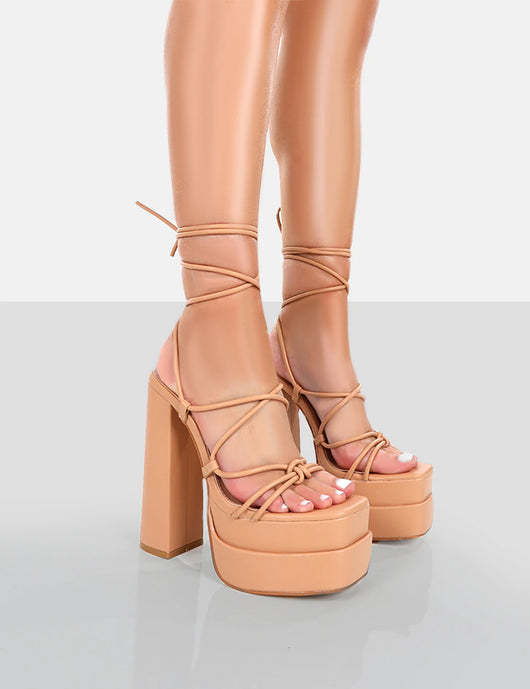Sandalias Romanas de Tacón Cuadrado con Plataforma Acuática - Image 14