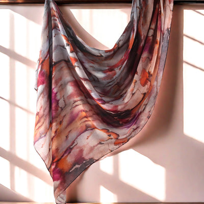 Pañuelo Estampado Tie-Dye en Algodón Poliéster - Image 14
