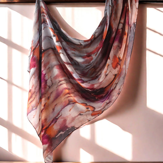 Pañuelo Estampado Tie-Dye en Algodón Poliéster - Image 14