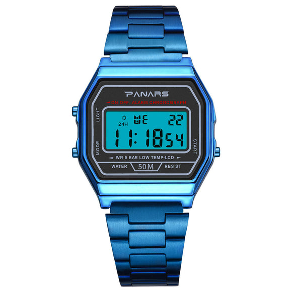 Reloj Retro Dorado Minimalista de Moda Casual