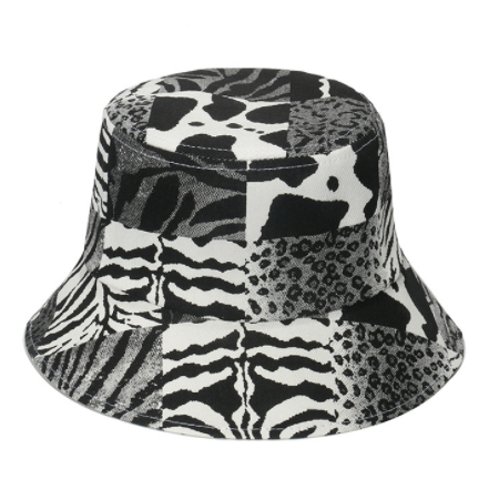 Sombrero Pescador Mujer Flores Geométricas Primavera Verano