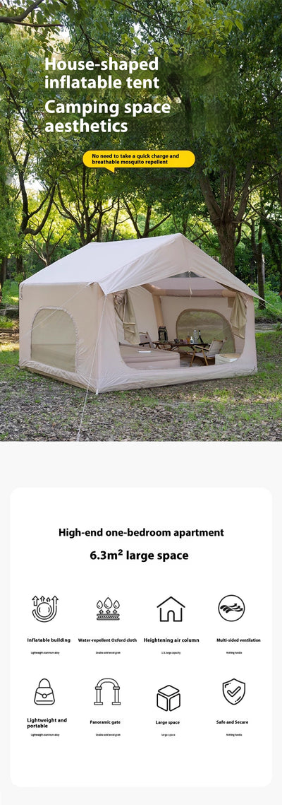 Carpa Inflable Automática 6 Personas - Impermeable, Aislante Térmico para Camping - Image 7
