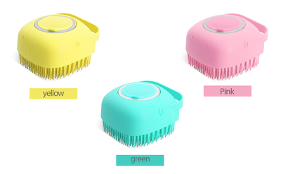 Cepillo de Baño para Mascotas con Dispensador de Jabón - Cerdas de Silicona Suave - Image 24