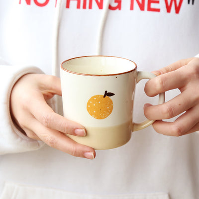 Taza de Café Artesanal de Cerámica con Patrón de Pez Yuzu - Image 8