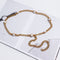 Ladies Korean Fashion Decoration with Gold Waist Chain