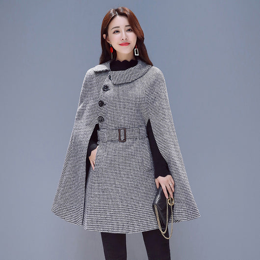 Capa de Lana Elegante - Abrigo Tipo Poncho - Image 7