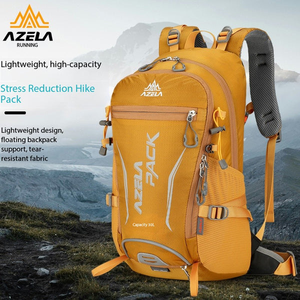 Mochila de Senderismo AZELA 30L Naranja - Resistente para Trekking y Montañismo