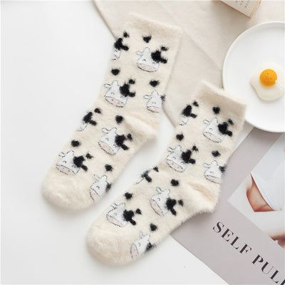 Calcetines de Felpa Mink Coral con Diseño de Animales Infantiles - Image 17