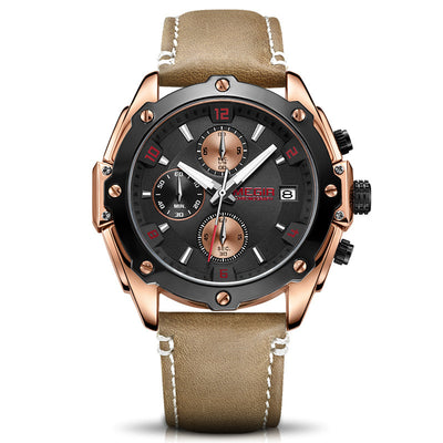 Reloj Cronógrafo Deportivo de Tres Agujas con Calendario y Esfera Luminosa - Image 8