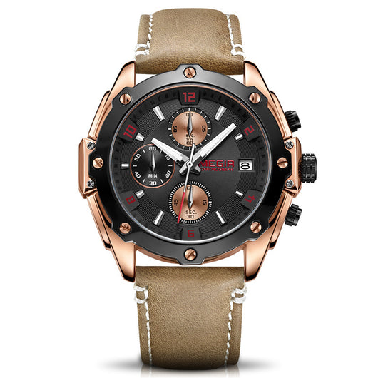 Reloj Cronógrafo Deportivo de Tres Agujas con Calendario y Esfera Luminosa - Image 8