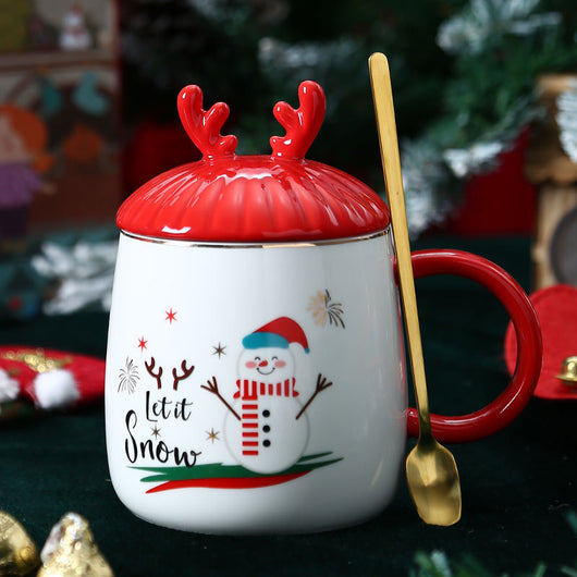Taza Navideña Personalizada de Cerámica - Regalo Perfecto