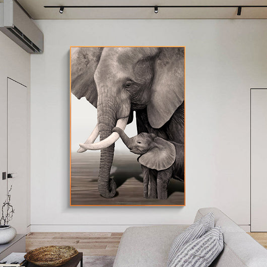 Cuadro Decorativo Elefante en Lienzo sin Marco - Image 9