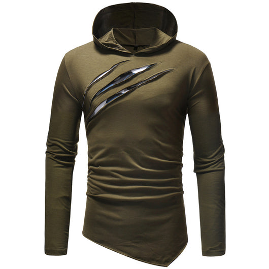 Sudadera Casual Slim con Capucha y Bloques de Color - Image 4
