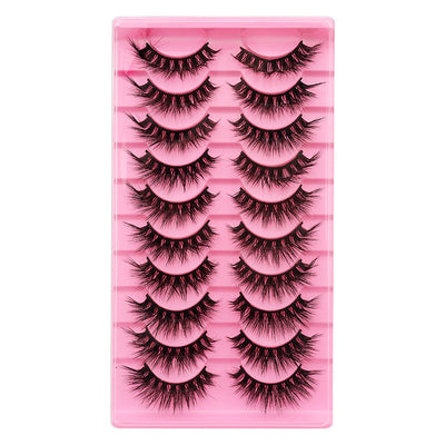 10 Pares de Pestañas Postizas Voluminosas con Rizo Natural - Image 8