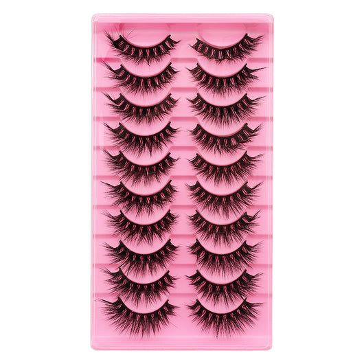 10 Pares de Pestañas Postizas Voluminosas con Rizo Natural - Image 8