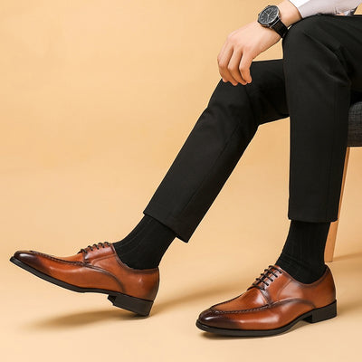 Zapatos de Cuero Británico Punta Fina - Versátiles y Elegantes - Image 6