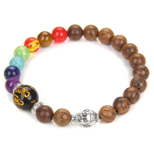 Pulsera de Piedras Naturales con los Siete Chakras - Image 6